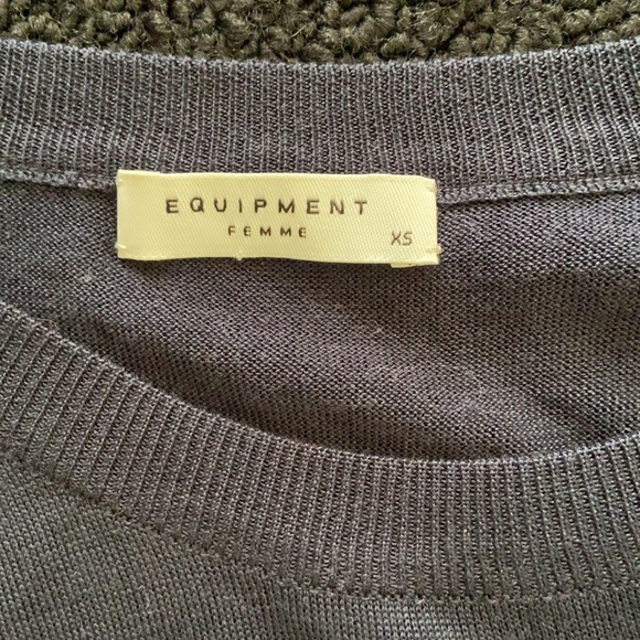 Equipment Pull Over Silk Sweater - Picture 4 of 10